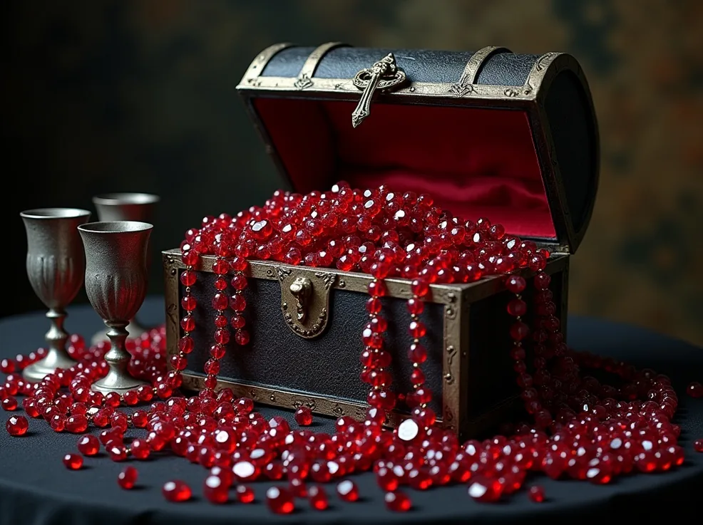 Treasure chest overflowing